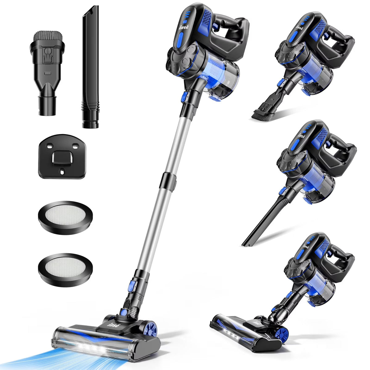 INSE 6-in-1 Cordless Stick Vacuum - V770