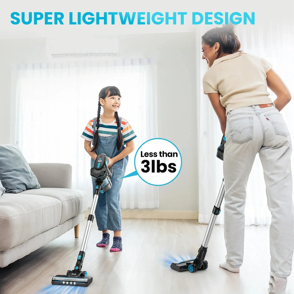 INSE 6-in-1 Cordless Stick Vacuum - V770