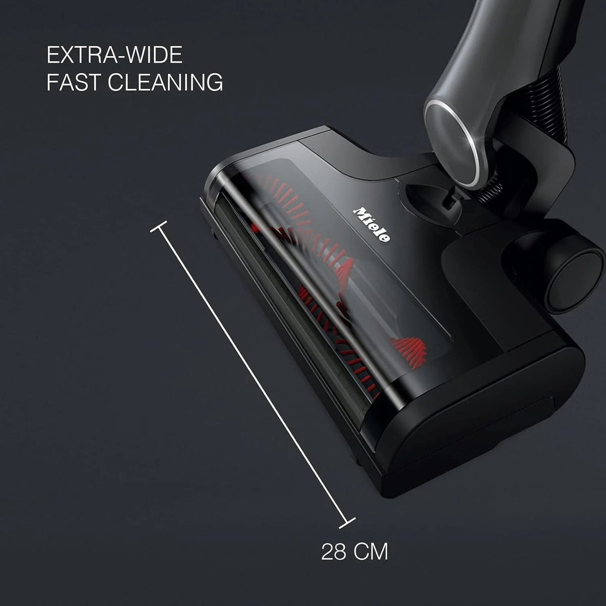 Miele Triflex HX1 Cat & Dog Cordless Bagless Stick Vacuum, Obsidian Black, 0.5 Liters - 11423900