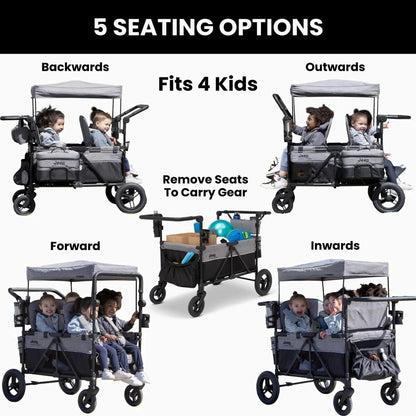 Jeep Wrangler Deluxe 4 Seater Stroller Wagon - Delta Children