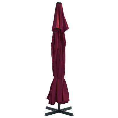 vidaXL Garden Parasol, Azure Blue Polyester With PA Coating, 196.9in x 118.1in